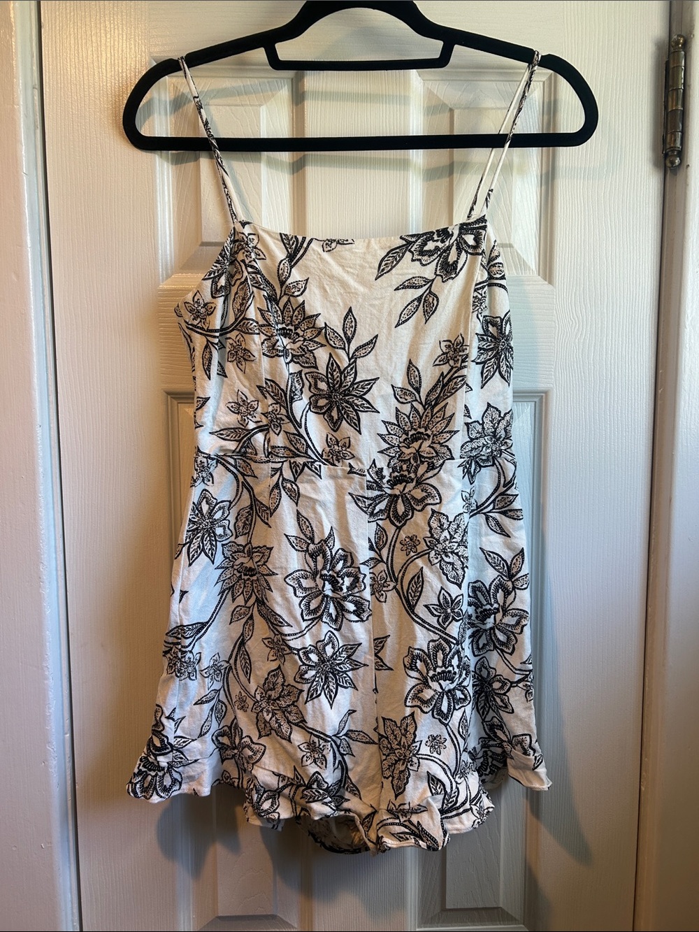 Ish Boutique Floral Linen Romper